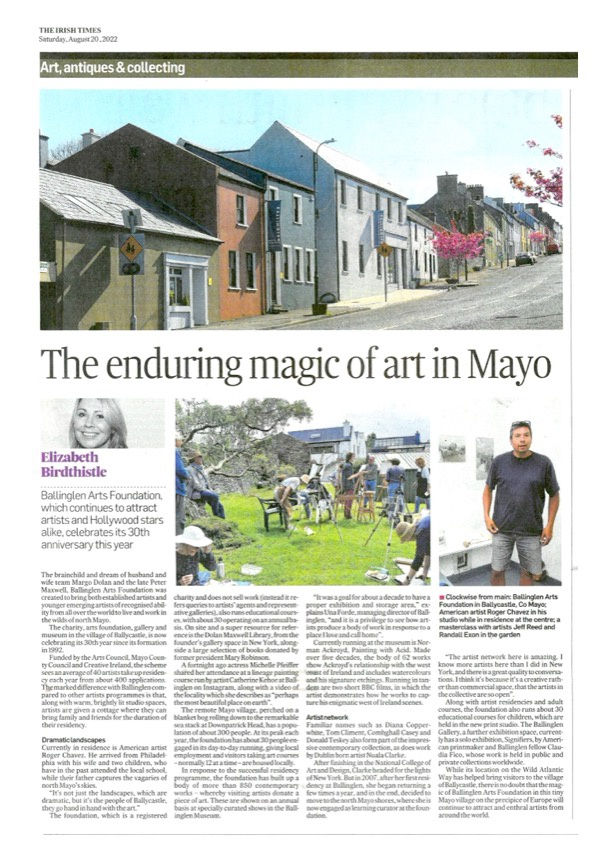 The enduring magic of art in Mayo
