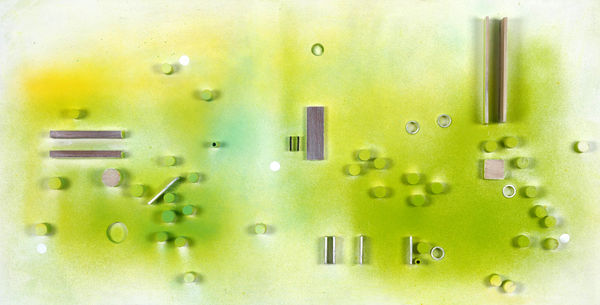 Edward Hutchison Spirit of the Woods: 3, 2023 relief construction, painted plywood, softwood, softwood dowels and aluminium £800