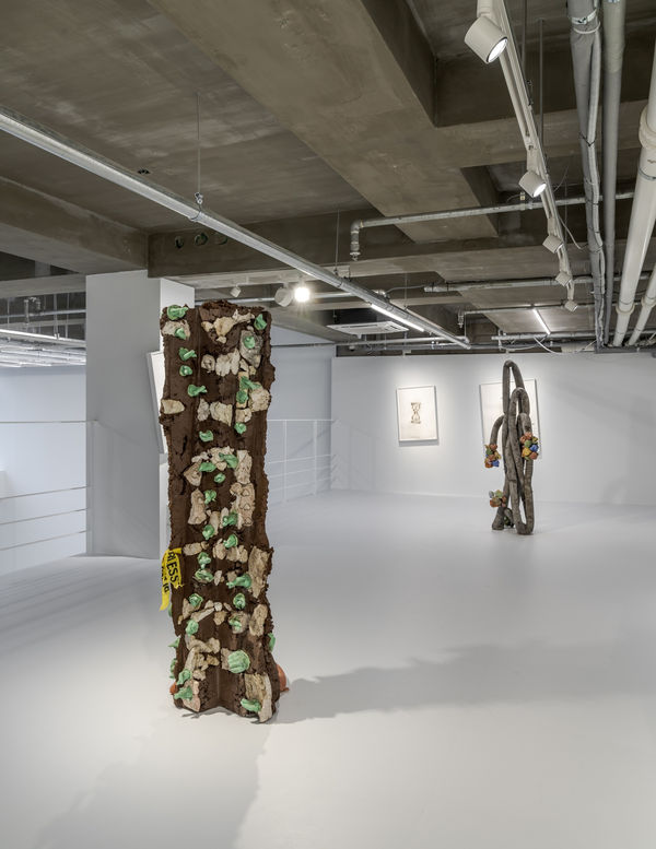Michael Dean, Garden of Delete, 2021, Installation View, Barakat Contemporary