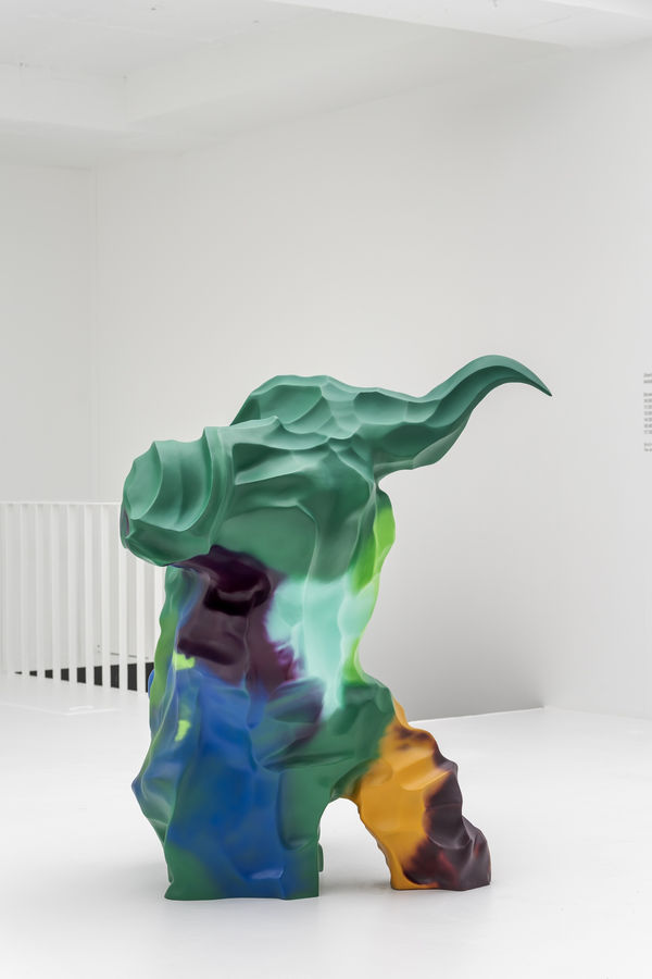 Epiphyllum III, 2023, H 140 × W 120 × D 120 cm, VR 3D sculpture, aluminium casted