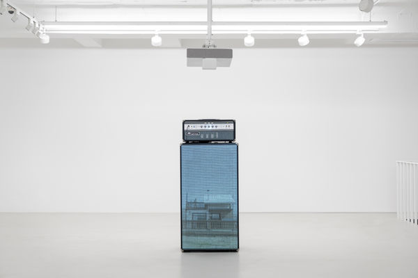 Lawrence Abu Hamdan Wind Ensemble, 2024 12 minutes, dimensions variable. sound, color, single-channel video projection, Amplifier