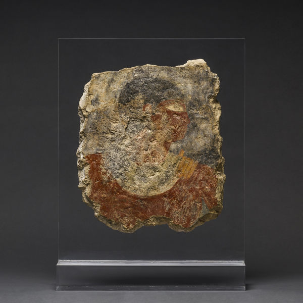 9 Portrait Of An Elite Official 2494 Bc 2300 Bc Egypt Paint On Limestone 35 6X31 0Cm