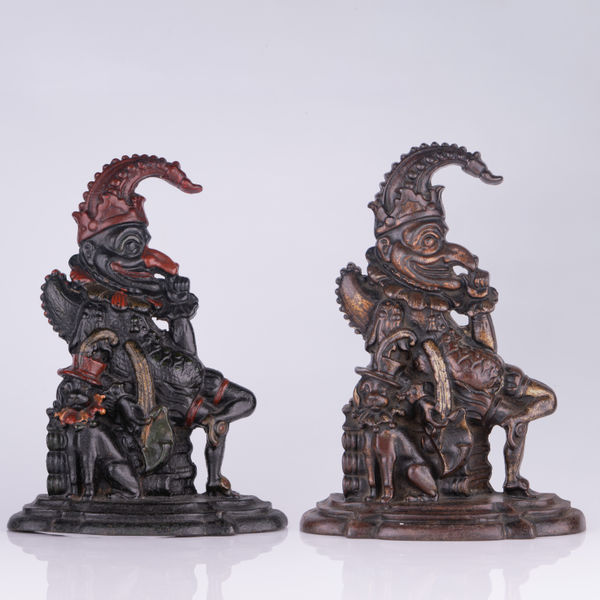 A pair of Punch doorstops