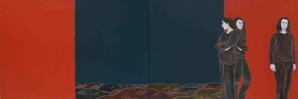 DJAMEL TATAH: Echoes of classic paintings and drawings and monochromes from the Collection Lambert