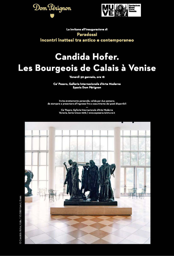 CANDIDA HÖFER: Les Bourgeois de Calais à Venise