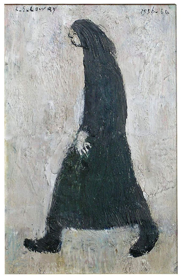 Walking Woman by L. S. Lowry