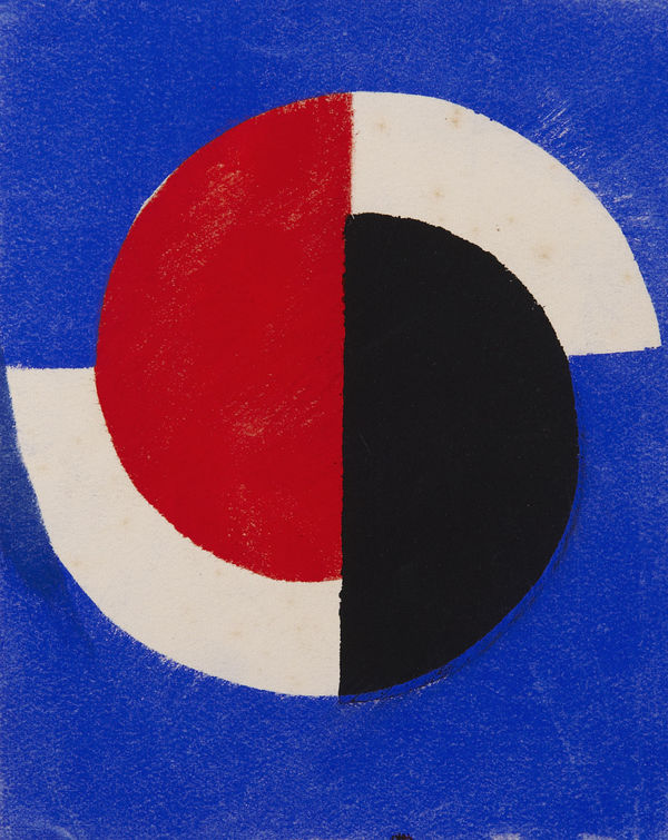 Greeting Card for Galerie Bing, Paris by Sonia Delaunay