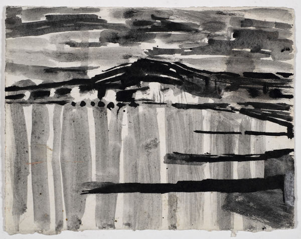 Antwerp, 1949, ink on paper, 18 x 23cm. The Gustav Metzger Foundation