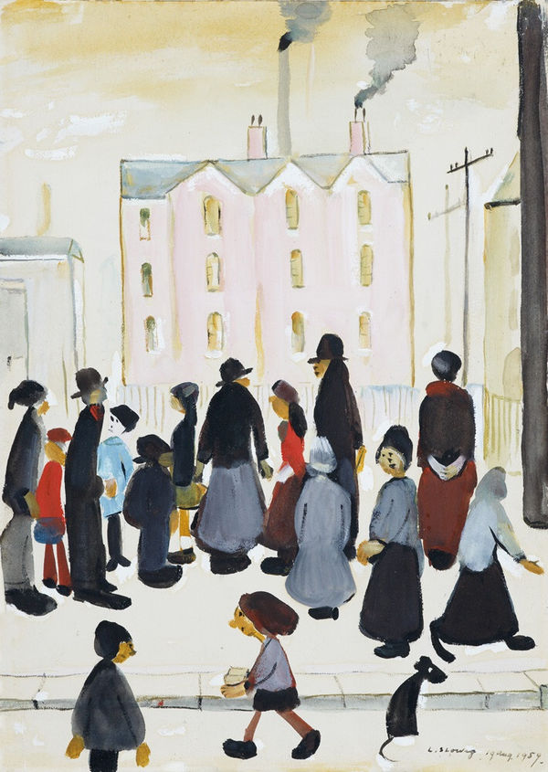 L. S. Lowry, Group of People 1959