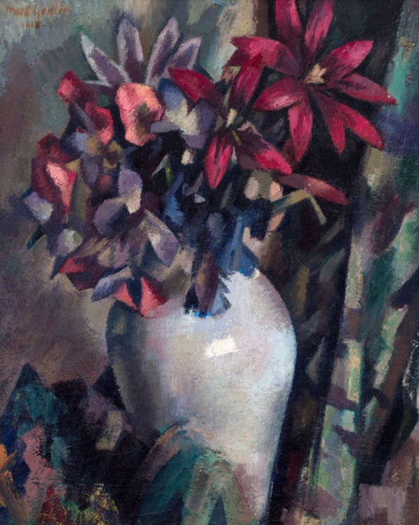 Flowers in a Vase by Mark Gertler