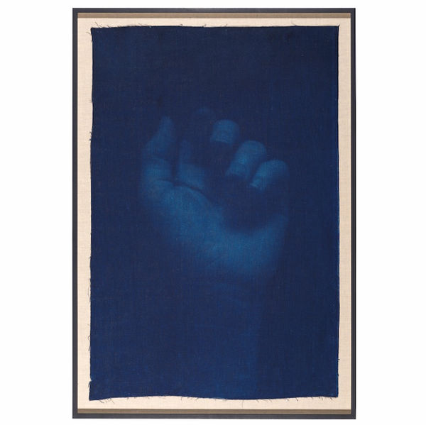 Work no. 131, 2018 Cyanotype on linen