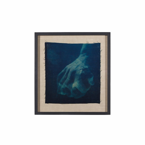 Work no. 29, 2017 Cyanotype on linen