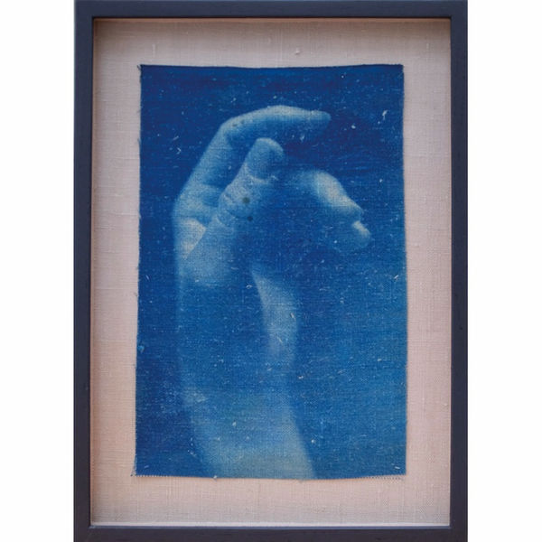 Work no. 37, 2017 Cyanotype on linen