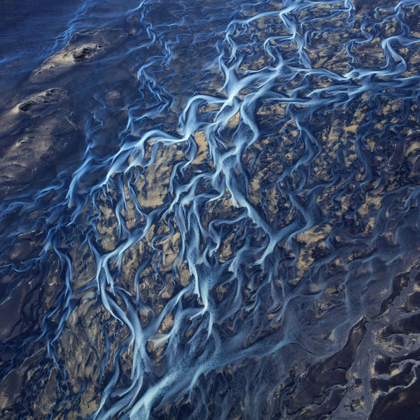 Yi Sun, Glacial Rivers Study 3, Iceland, 2019