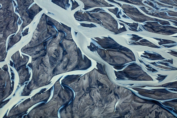 Yi Sun, Glacial Rivers Study 7, Iceland, 2019