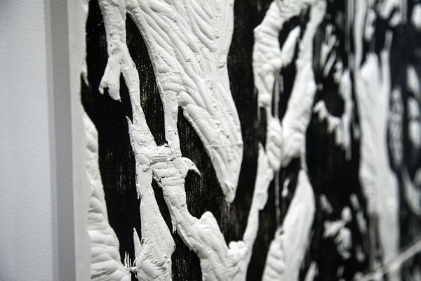 Daniel Heyman Installation View, Cade Tompkins Projects