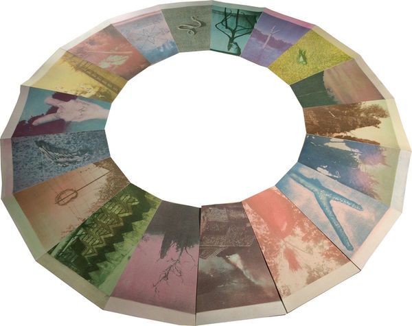 “Something is About to Happen” (2016), gum-bichromate print on wood base, at the Print Center