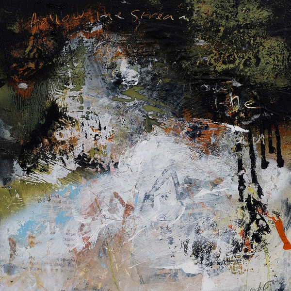 Lewis Noble River Flow III oil on gesso panel 30 x 30 cm