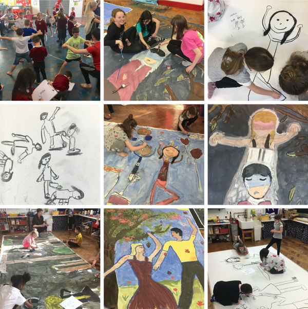 With Ballet Cymru at Ysgol Llanllyfni