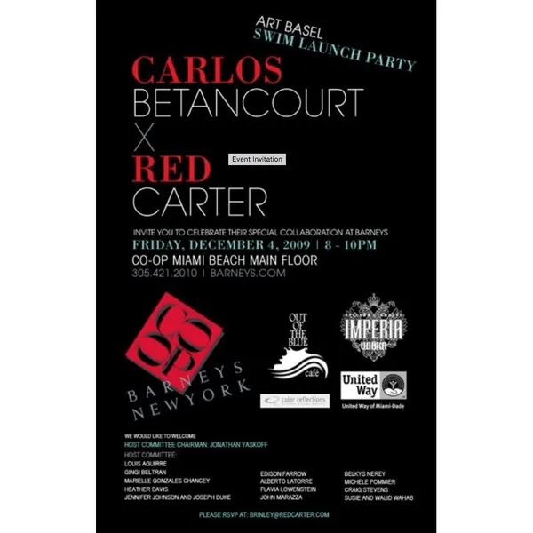 Barneys NY commision announcment and event