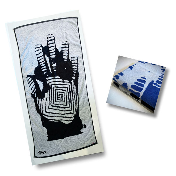 SOLD Towel $45.00 SOLD, Reproduction of The Print, (b/w), 2008