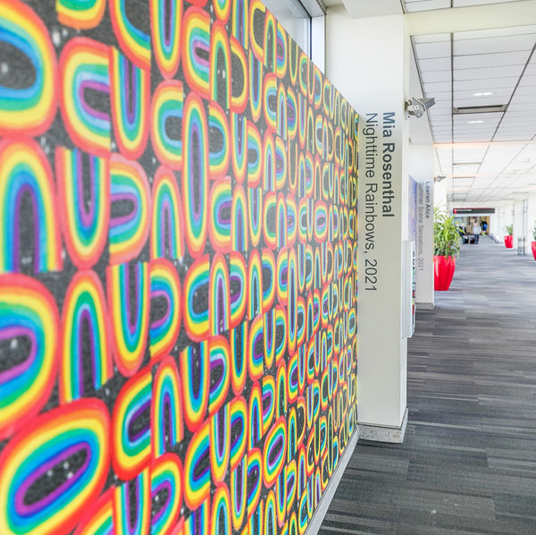 Mia Rosenthal at Philadelphia International Airport