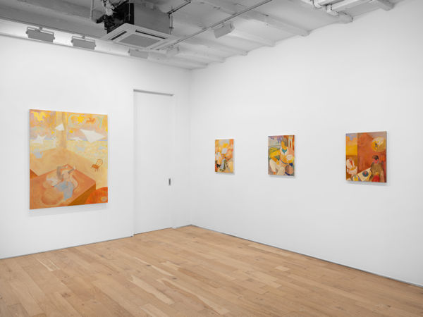 Sam Bornstein, Speil Room, installation view, Charles Moffett, New York, 2023