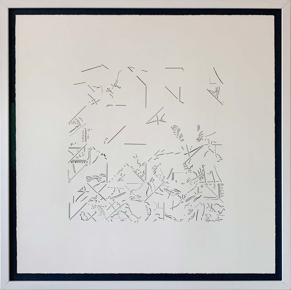 Antigravity, 2020 Joni Smith Hand cut watercolour paper 60cm x 60cm x 4cm