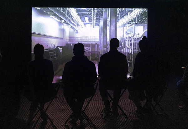 Miles Gertler leads discussion at Cross Circuits Speakers Series at The Power Plant