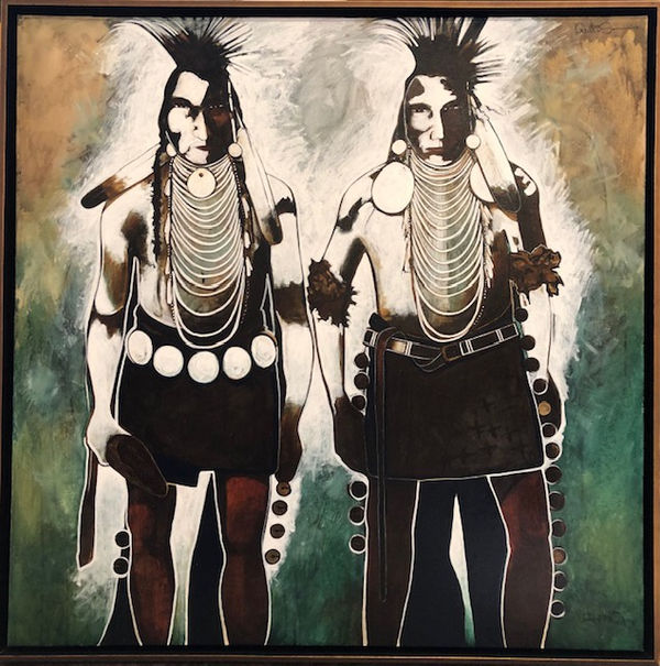 Crazy Dogs War Dancers 48X48 Red Star