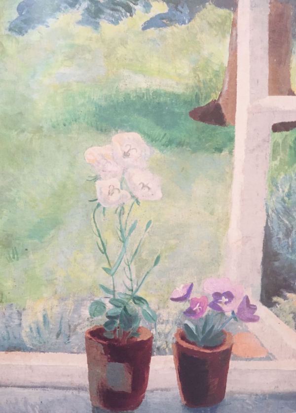Winifred NICHOLSON (1893 – 1981) Campanulas, c.1935 Oil on board 20 x 15 ¾ inches / 50.8 x 40 cm