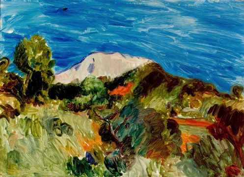 Montagne St. Victoire, 1923 oil on canvas 22 x 30 inches (56 x 66cm) inscr MS b.r.; verso ‘Ai/32’
