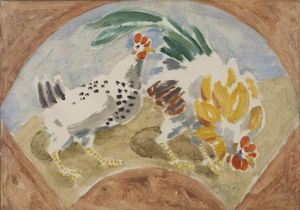 Duncan Grant, Cockerel Design, 1962