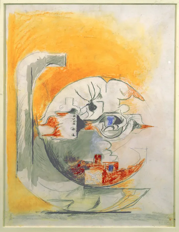 Graham Sutherland, Fossil with Rocks, 1975
