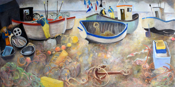 Tessa Newcomb, Man finds a perfect piece of hosepipe, 2022