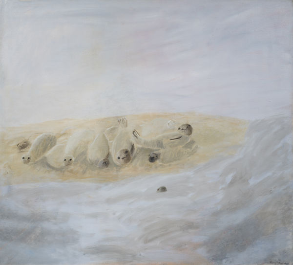 Mary Newcomb, An Outing to See the Seals, Blakeney, 1994