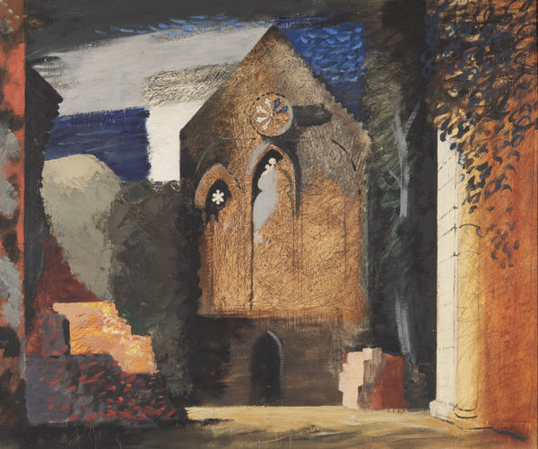 John Piper, Valle Crucis Abbey, 1940