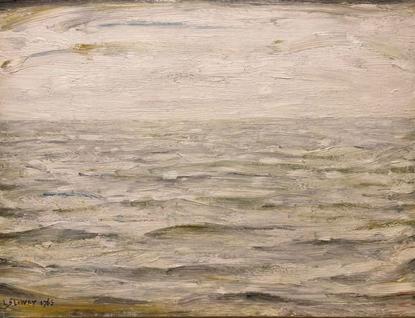 L.S. LOWRY, Sea at Sunderland, 1965
