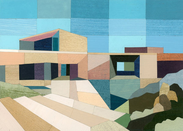 Andy Burgess - Modernism Revisited: Celebrating 20 Years of Architectural Painting with Cynthia Corbett Gallery