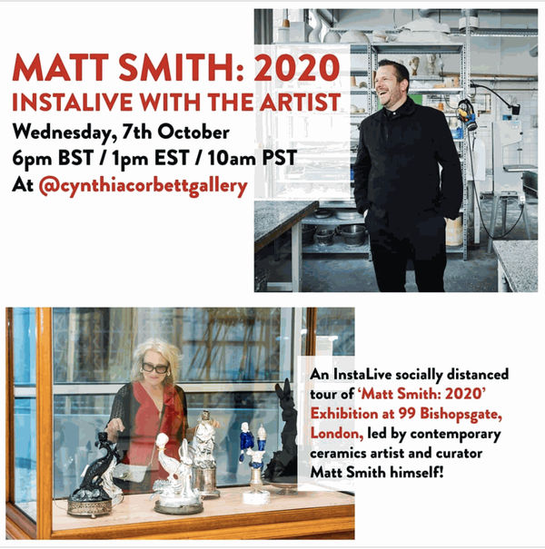 WATCH MATT SMITH: 2020 INSTALIVE WITH THE ARTIST