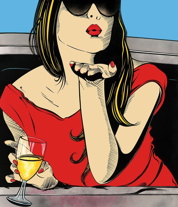 Deborah Azzopardi, The Great Escape, 2015 Limited Edition Silk-Screenprint with Platinum Leaf 101.1 x 86.1 cm 39 3/4 x 33 7/8 in.