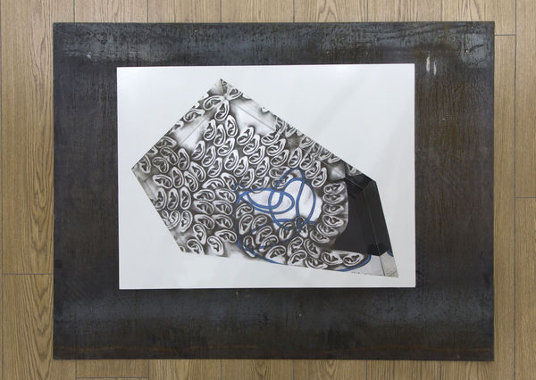 Installation View of Un Écho - 13:13 a solo presentation of works by Bahareh Navabi.