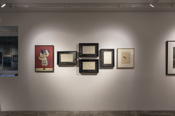 Installation View of Virus of Collecting a solo presentation of works by Parviz Tanavoli.