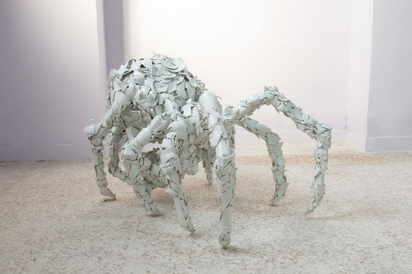 Installation View of The Dinosaur Lost her Bearings a group presentation of works.