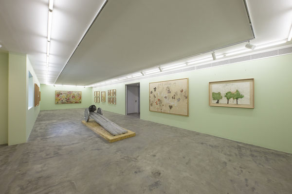 Installation View of Recent Works 2019-2021 a solo presentation of works by Fereydoun Ave.