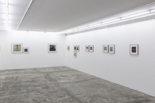 Installation View of Scaffolding a solo presentation of works by Mehran Mohajer.