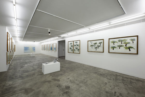 Installation View of Recent Works in Times of Quarantine a solo presentation of works by Fereydoun Ave.
