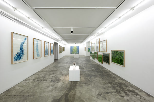 Installation View of Recent Works in Times of Quarantine a solo presentation of works by Fereydoun Ave.