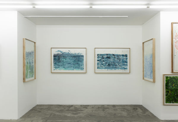 Installation View of Recent Works in Times of Quarantine a solo presentation of works by Fereydoun Ave.
