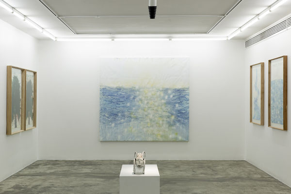 Installation View of Recent Works in Times of Quarantine a solo presentation of works by Fereydoun Ave.